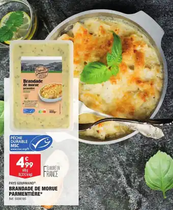 BRandade de morue parmentière