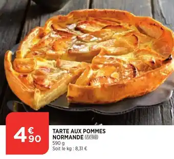 Tarte aux pommes normande