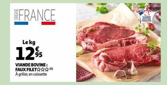 Auchan Viande bovine : faux filet*** offre