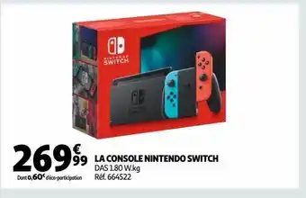 La console nintendo switch