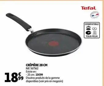 Auchan Crêpière 28 cm tefal offre