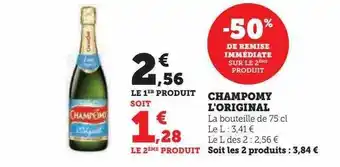Super U Champomy l'original offre