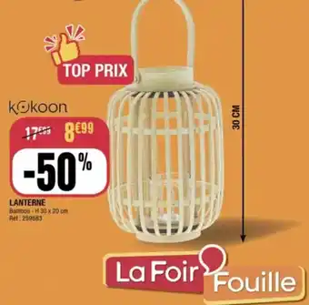 La Foir'Fouille Lanterne offre