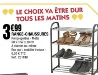 La Foir'Fouille Range-Chaussures offre
