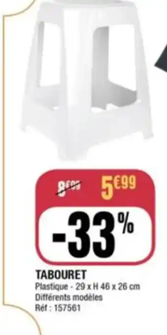 La Foir'Fouille Tabouret offre