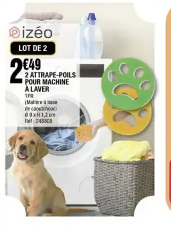 La Foir'Fouille 2 Attrape-Poils Pour Machine à Laver offre