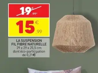 La Suspension Fil Fibre Naturelle