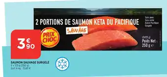 Bi1 Saumon Sauvage Surgelé offre