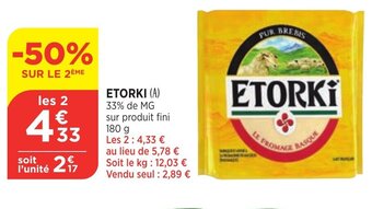 Bi1 Etorki offre