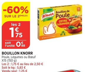 Bi1 Bouillon Knorr offre