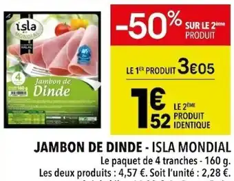 Supeco Jambon De Dinde - Isla Mondial offre