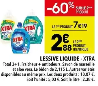 Supeco Lessive Liquide - Xtra offre