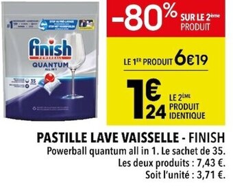 Supeco Pastille Lave Vaisselle - Finish offre