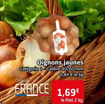 Colruyt Oignons Jaunes offre