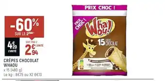Spar Crepes Chocolat whaou offre