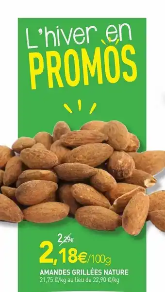 naturéO Amandes grillées nature offre