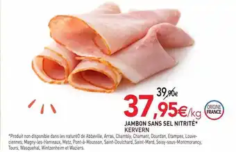 naturéO Jambon sans sel nitrité kervern offre