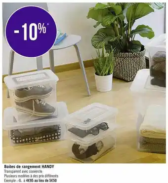 BoĂźtes de rangement handy