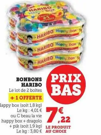 U Express Bonbons haribo offre