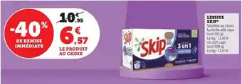 U Express Lessive skip offre
