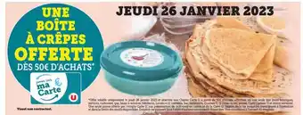 U Express Une boîte à crêpes offre