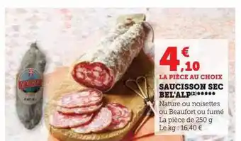 Saucisson sec bel'alp