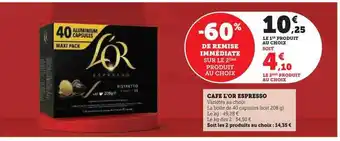U Express Café l'or espresso offre