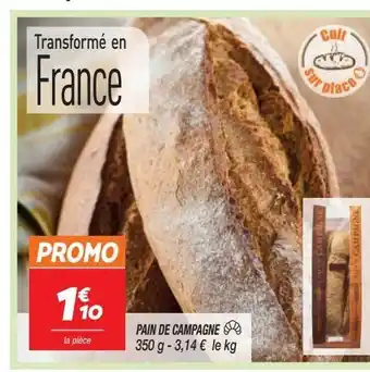 Netto Pain de campagne offre