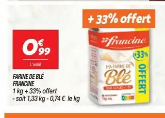 Netto Farine de blé francine offre