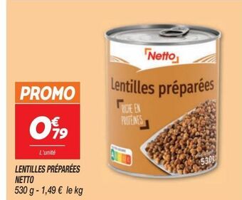 Netto Lentilles preparees netto offre