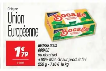 Netto Beurre doux bocage offre