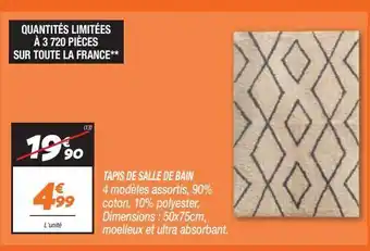 Netto Tapis de salle de bain offre