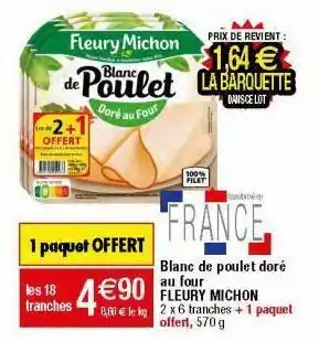 Migros Poulet fleury michon offre