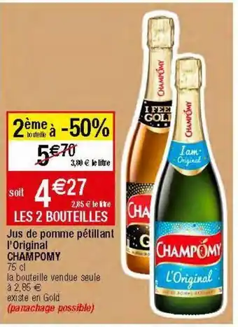 Jus de pomme champomy