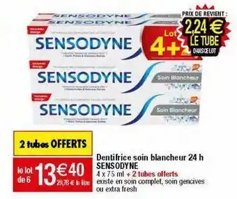 Migros Dentifrice sensodyne offre