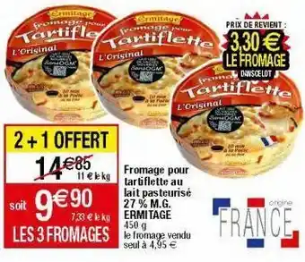 Migros Fromage ermitage offre