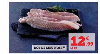 Hyper U Dos de lieu noir offre