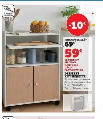 Desserte kitchenette