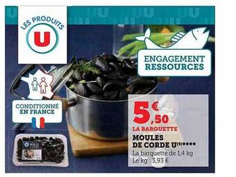 Hyper U Moules de corde u offre