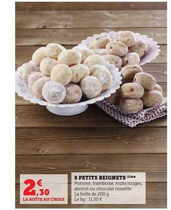 Hyper U 8 petits beignets offre