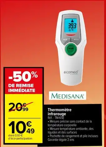 Carrefour Thermomètre Infrarouge offre