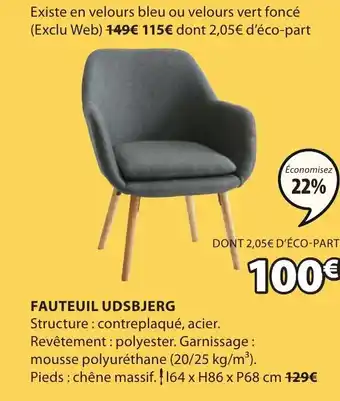 JYSK Fauteuil Udsbjerg offre