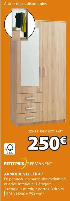 JYSK Armoire Vellerup offre