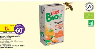 Velouté Légumes Variés Saint éloi Bio
