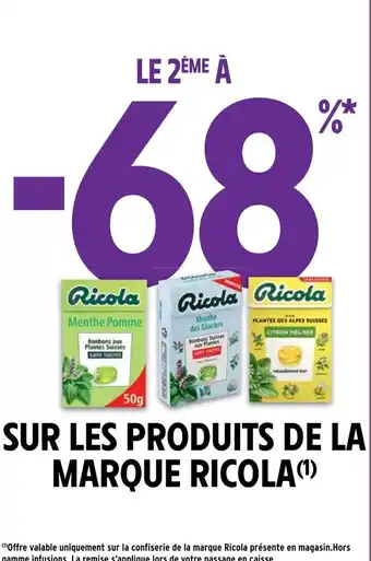 Intermarché Sur Les Produit De Marque Ricola offre