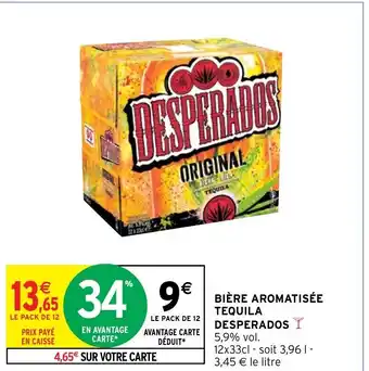 Biére Aromatisée Tequiloa Desperados