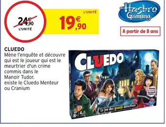 Intermarché Cluedo offre