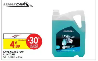 Intermarché Lave Glace -20 Lumi'Car offre
