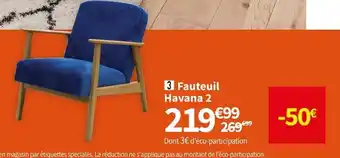Conforama Fauteuil Havana 2 offre