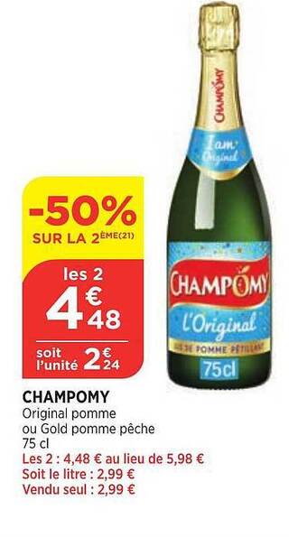 Bi1 Champomy offre